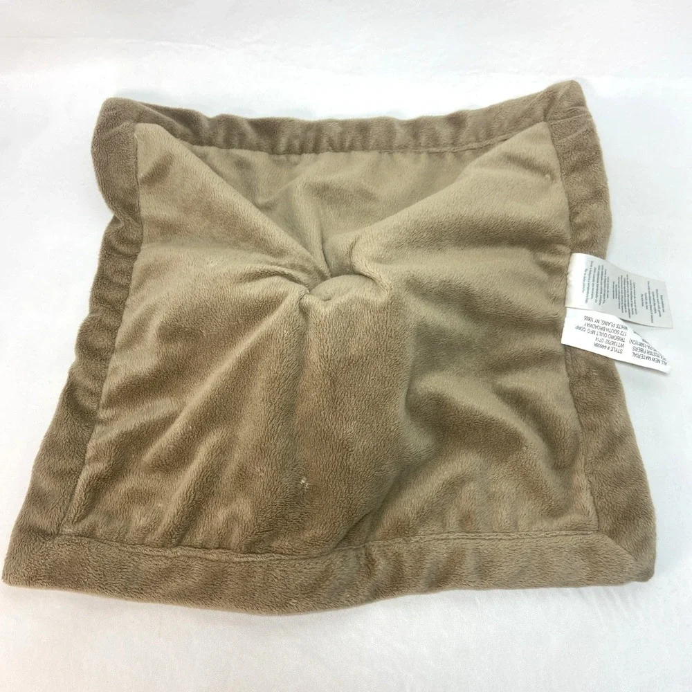 Carters Fox Lovey‎ Security Blanket Baby Plush Stuffed Animal Leaf Print Brown